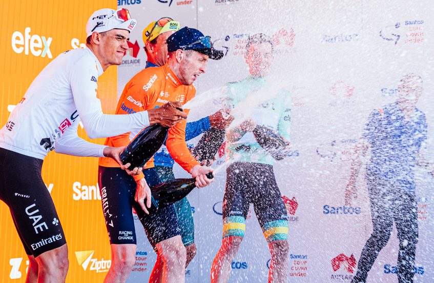 Podium du Tour Down Under