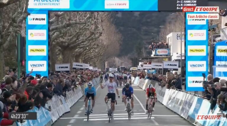 Faun Ardèche Classic : vidéo du dernier kilomètre