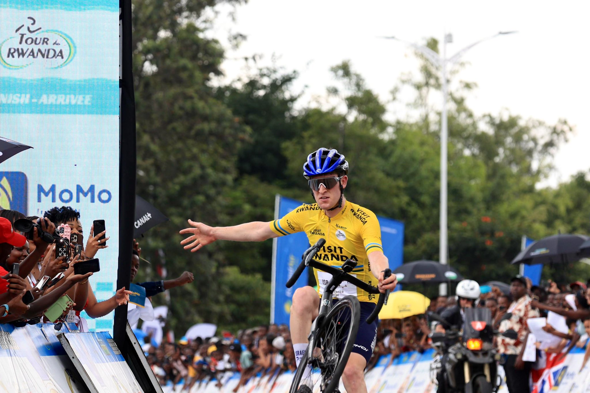 Classement de la 8ème étape du Tour of Rwanda, remportée par Joseph Blackmore
