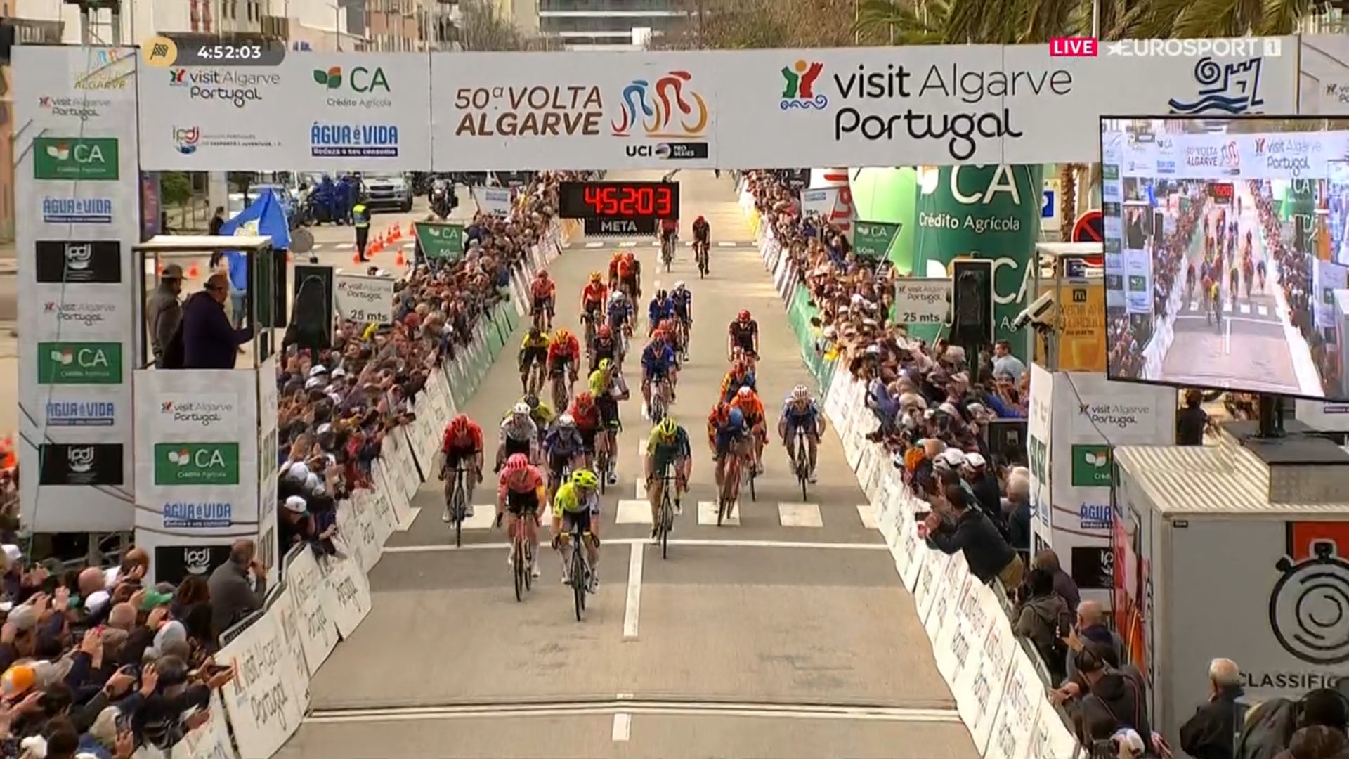 Classement de la 1ère étape de la Volta ao Algarve 2024, remportée par Gerben Thijssen