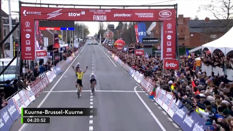 Van Aert remporte Kuurne-Brussel-Kuurne