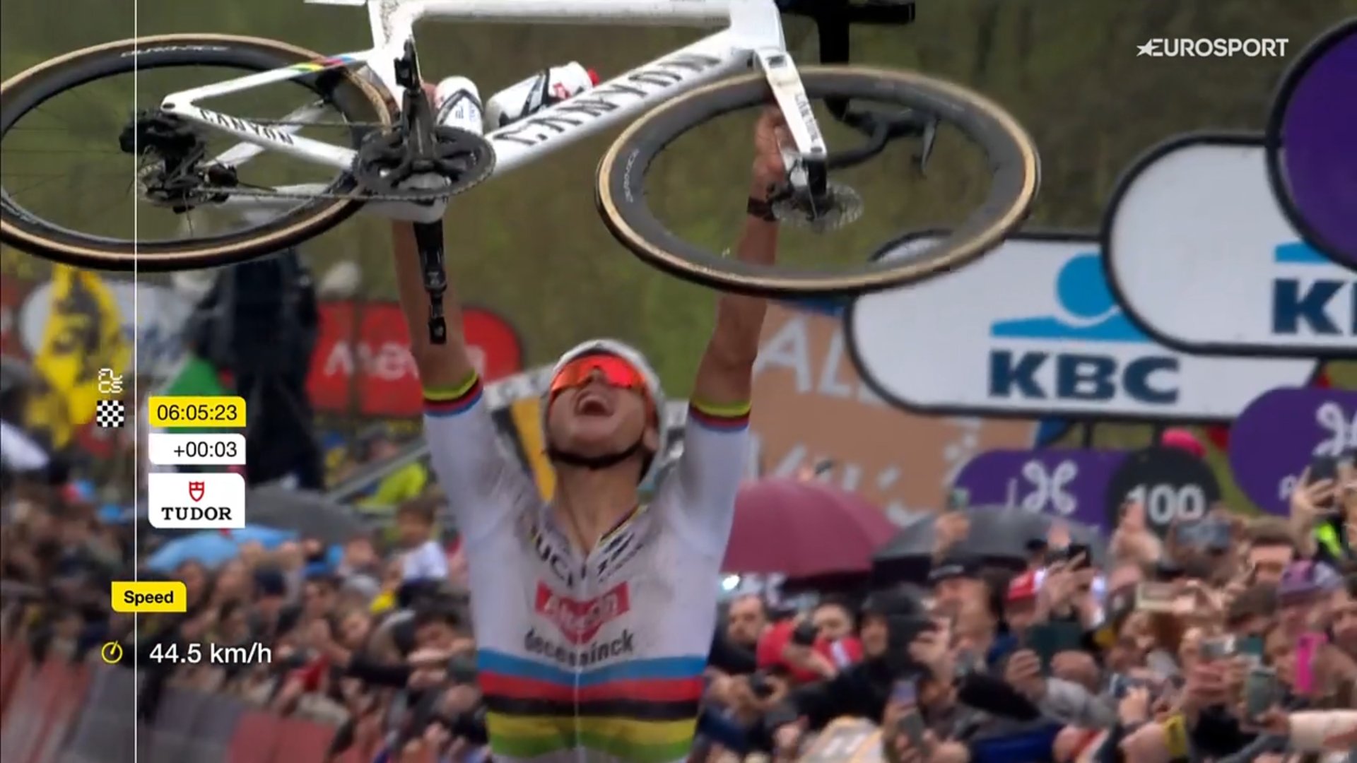 Classement du Tour des Flandres, remporté par Mathieu Van der Poel.