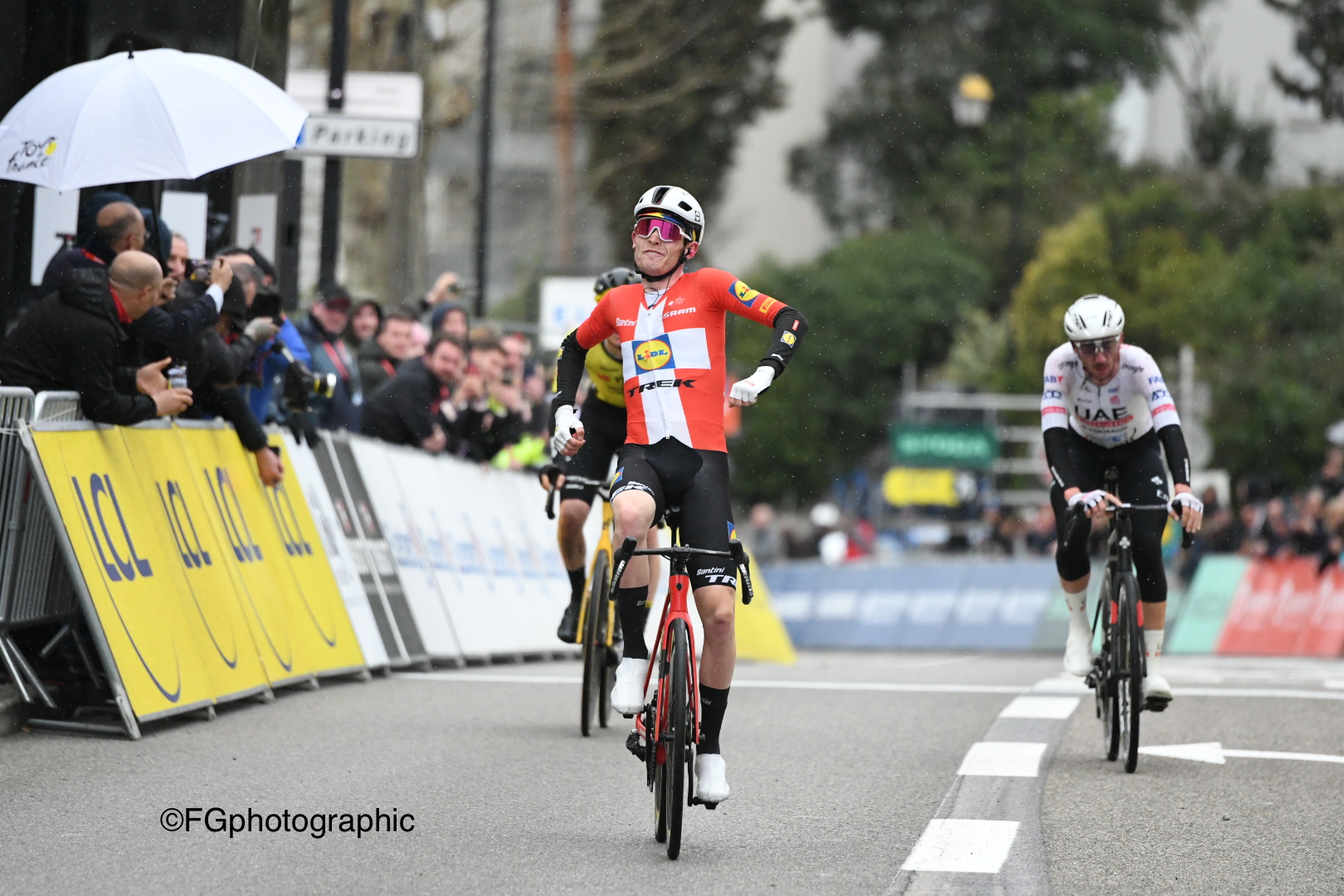 Classement de la 6ème étape de Paris-Nice, remportée par Mattias Skjelmose.