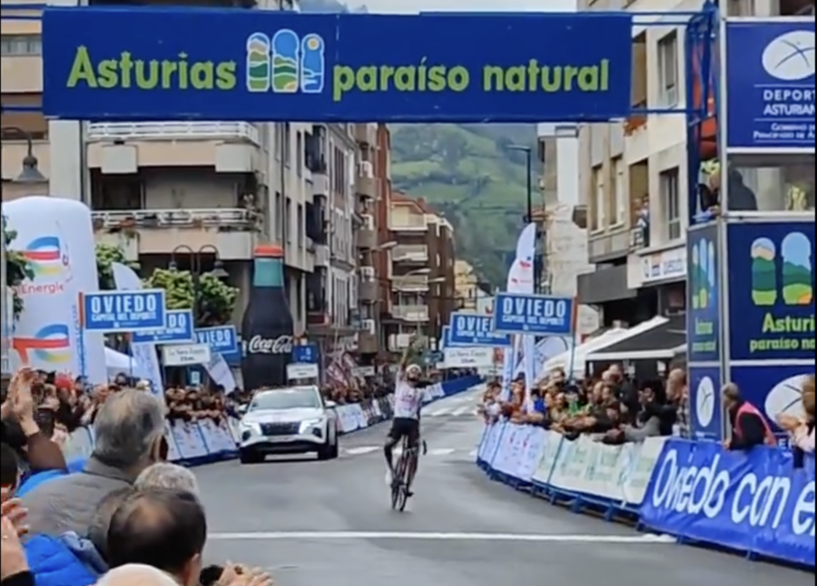 Classement de la 1ère étape de la Vuelta a Asturias, remportée par Issac Del Toro.