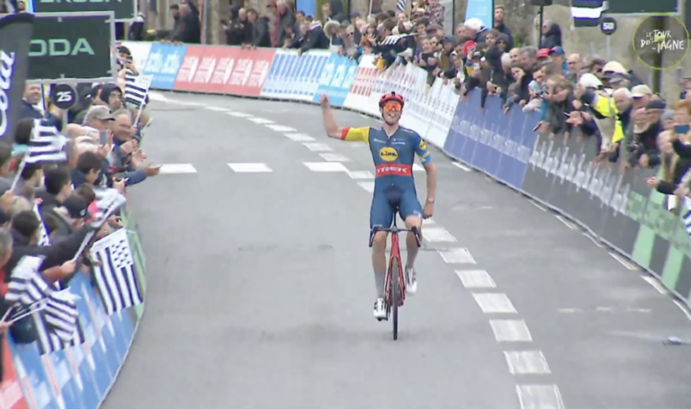 Classement de la 3ème étape du Tour de Bretagne, remportée par Jakob Soderqvist