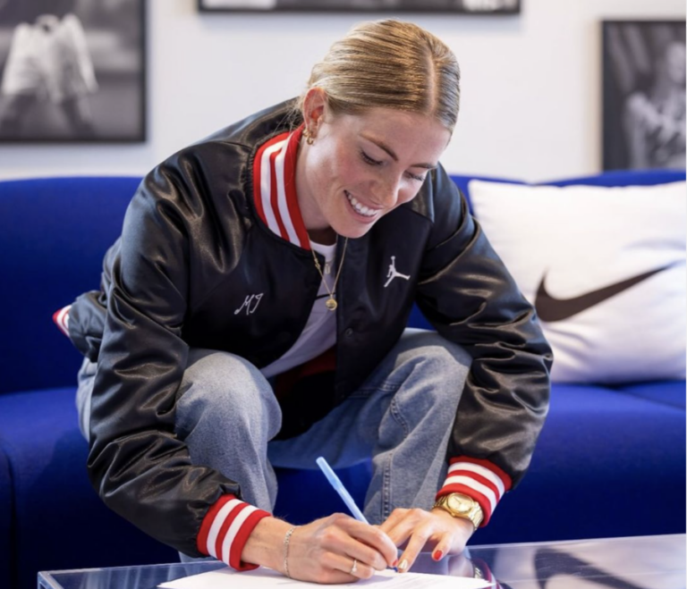 Demi Vollering a signé un partenariat avec la marque américain Nike