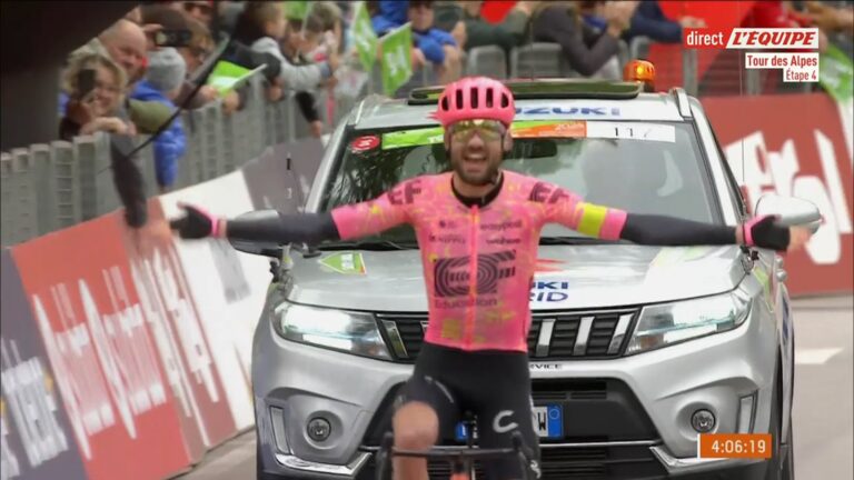 Tour of the Alps – Victoire de Simon Carr lors de la 4ème étape