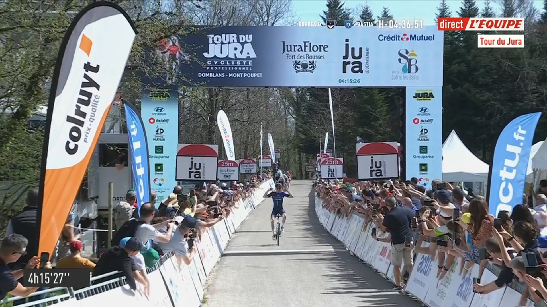 Classement du tour du Jura, remporté par David Gaudu