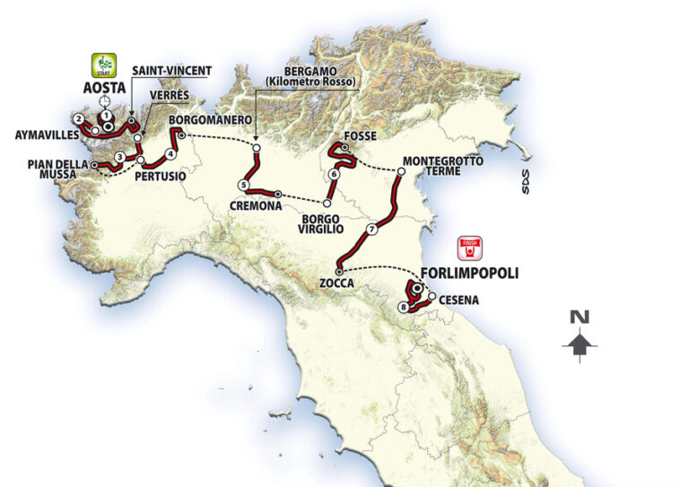Giro Next Gen : le parcours et les étapes de l’édition 2024