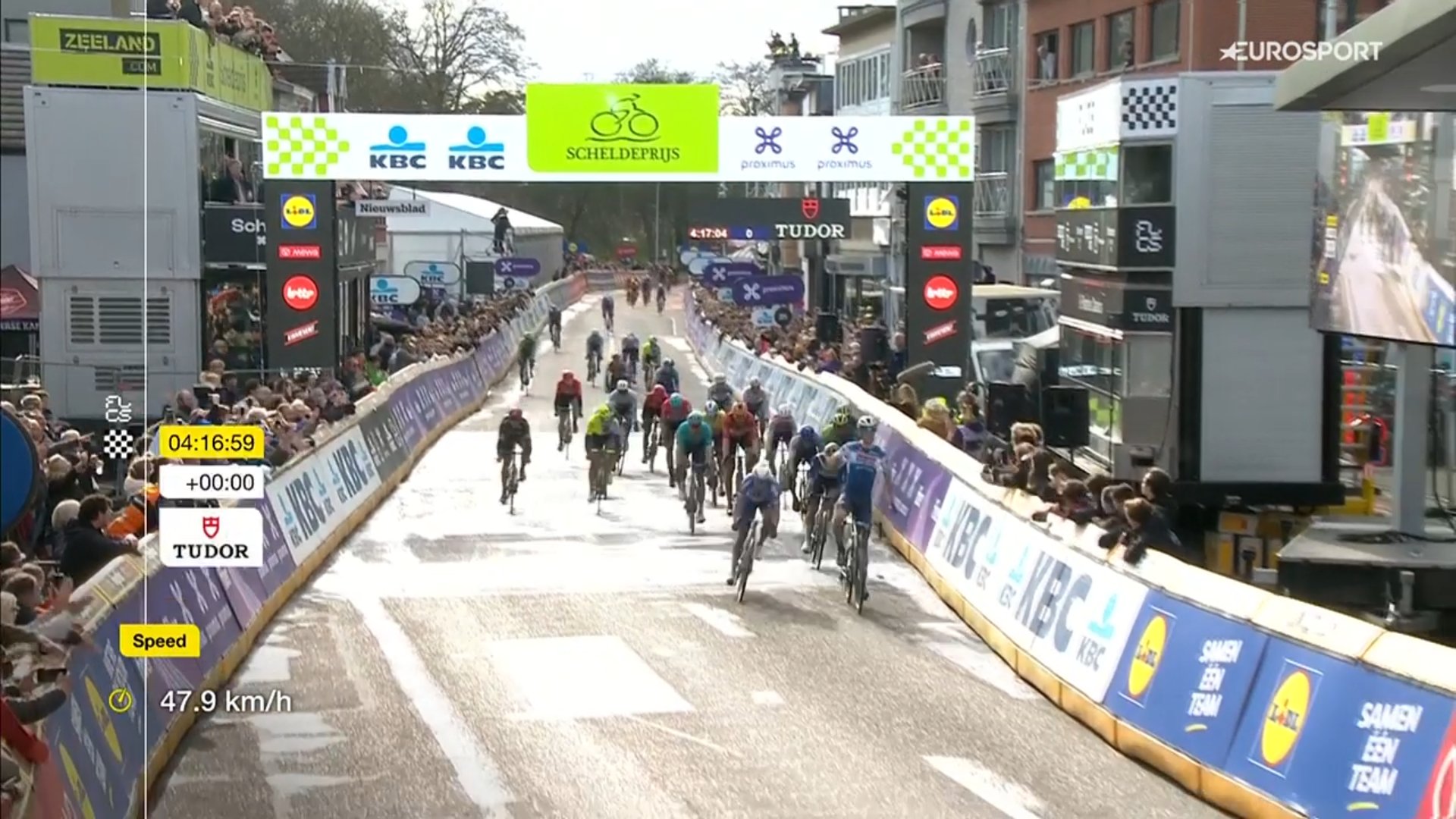 Classement du Scheldeprijs, remporté par Tim Merlier.