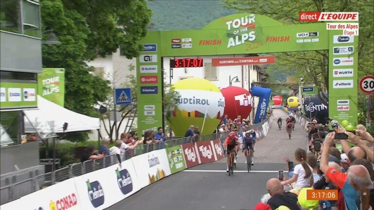 Classement de la 1ère étape du Tour of the Alps, remportée par Tobias Foss