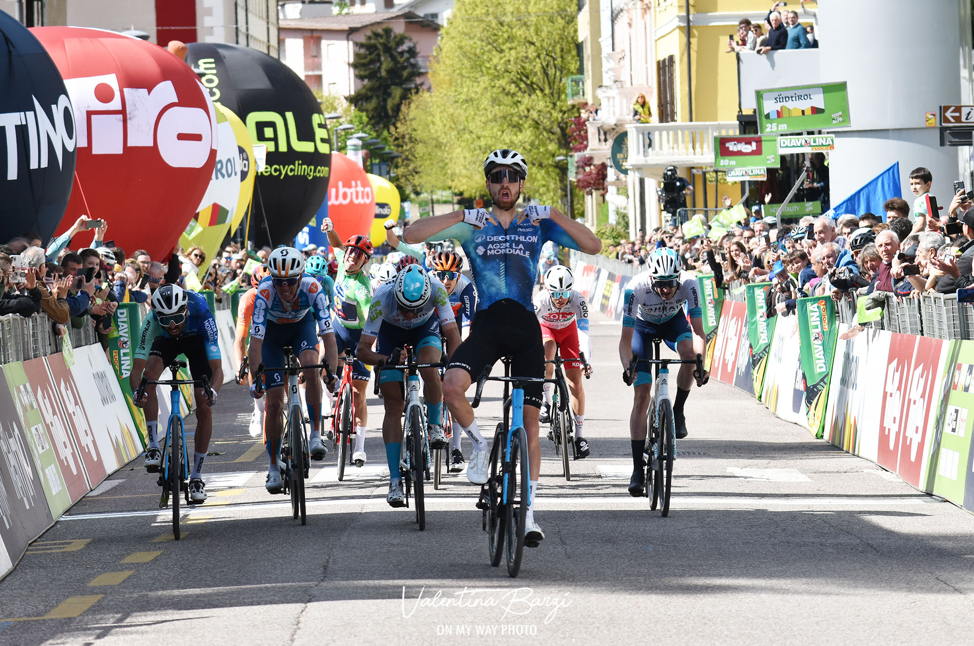 Classement de la 5ème étape du Tour of the Alps, remportée par Aurélien Paret Peintre