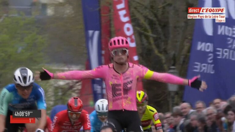 Pays de la Loire Tour – Van den Berg remporte la 4ème étape