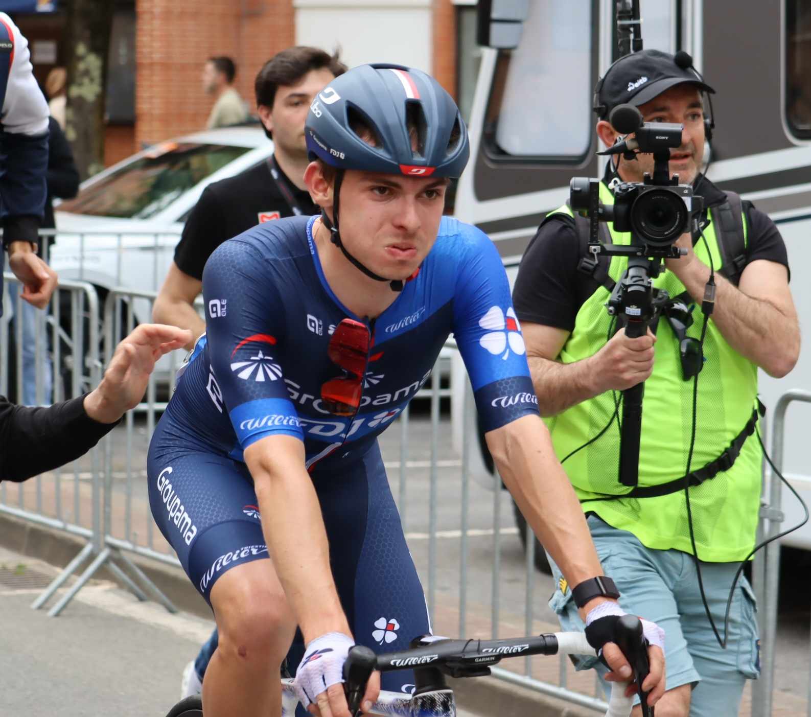 Réaction de Romain Grégoire après la 5ème étape de l'Itzulia Basque Country.