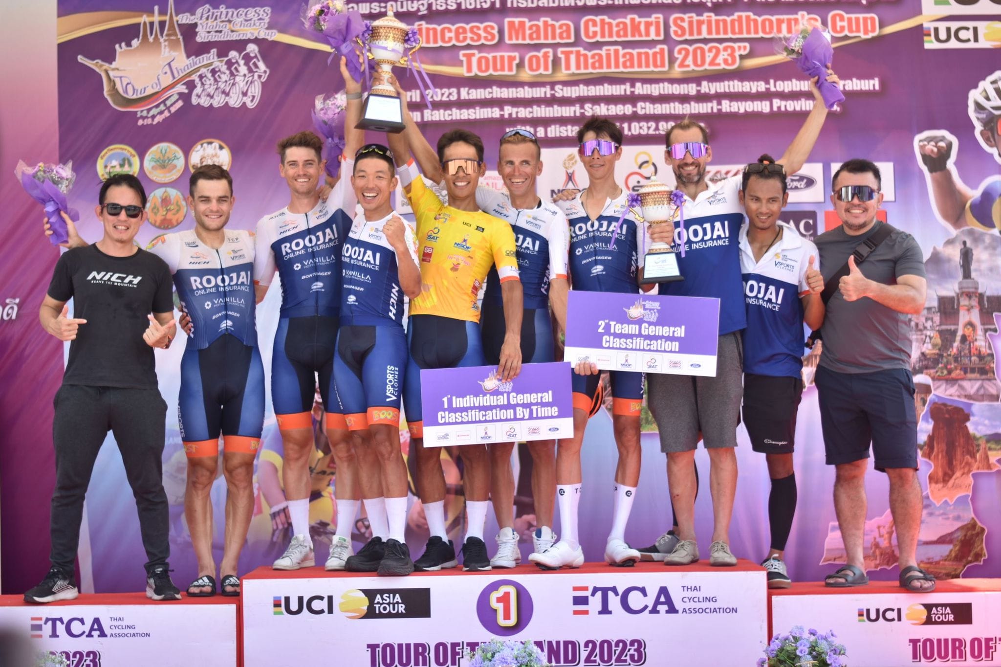 Classement général final du Tour of Thailand, remporté par Adne Van Engelen