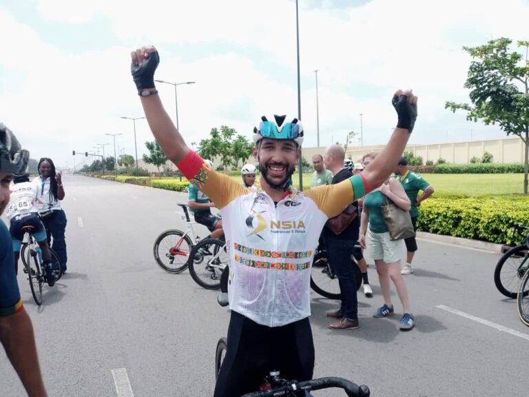 Classement de la 5ème étape du Tour du Bénin, remportée par Achraf Ed Doghmy