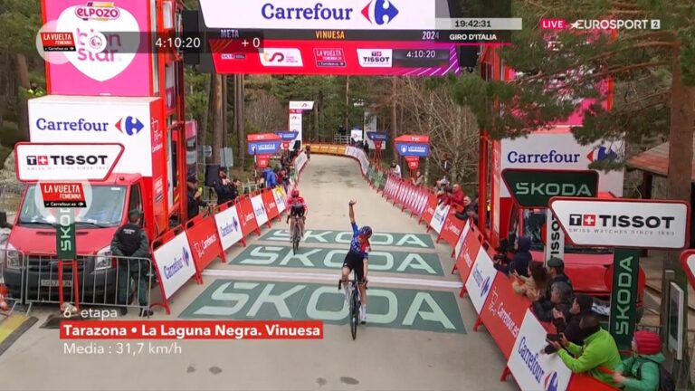 Classement de la 7ème étape de la Vuelta Femenina 2024, remportée par Evita Muzic