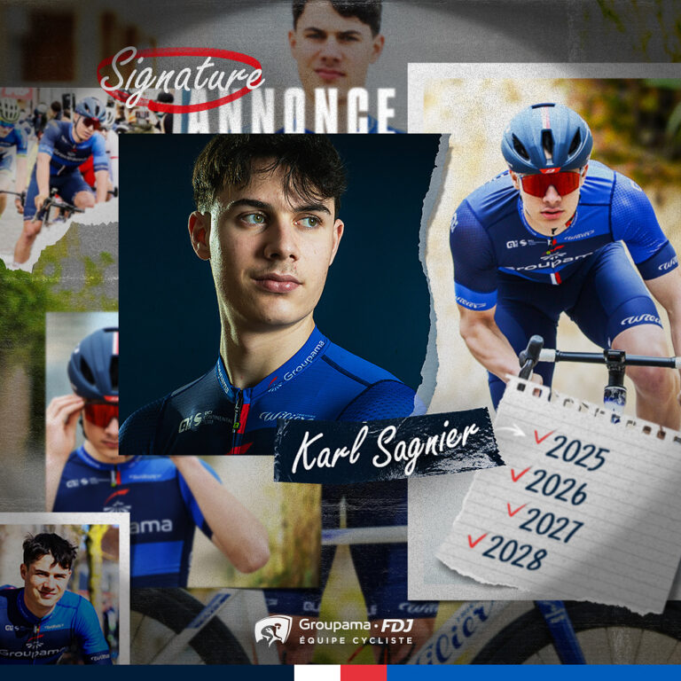 Karl Sagnier va rejoindre la Conti Groupama FDJ