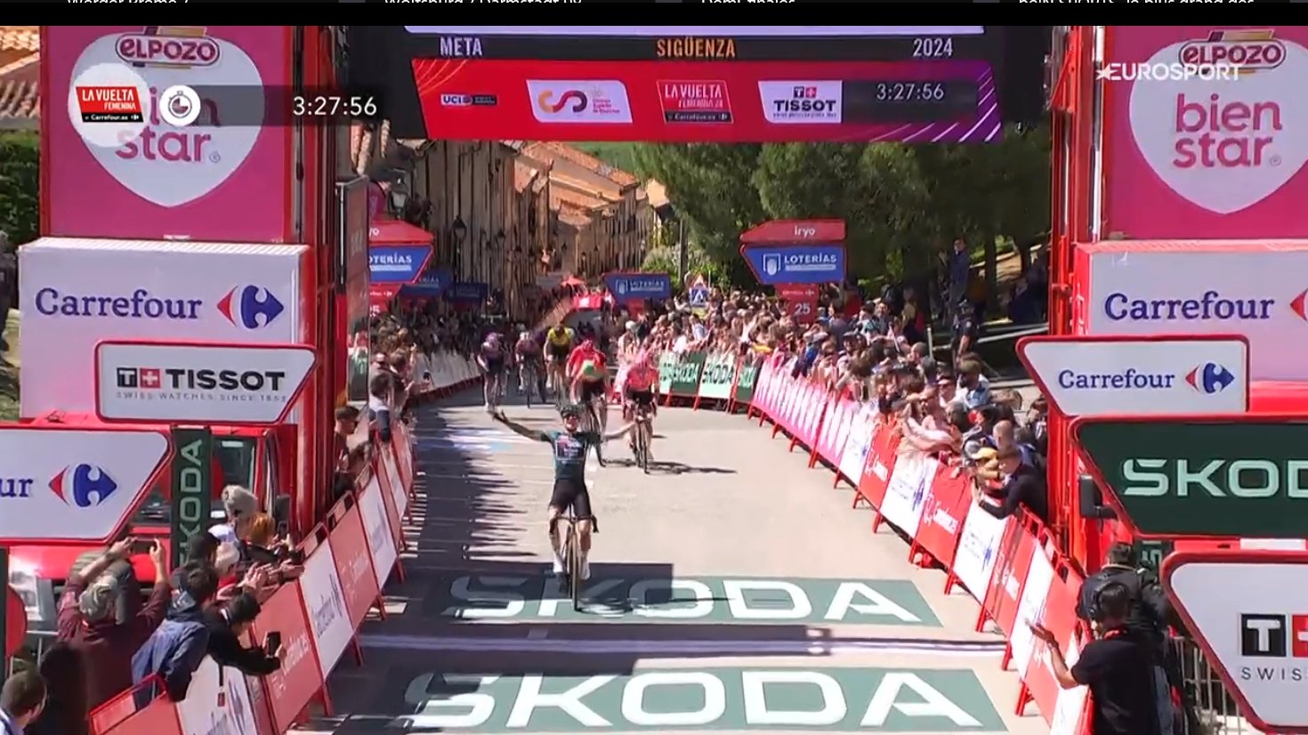 Classement de la 7ème étape de la Vuelta Femenina, remportée par Marianne Vos