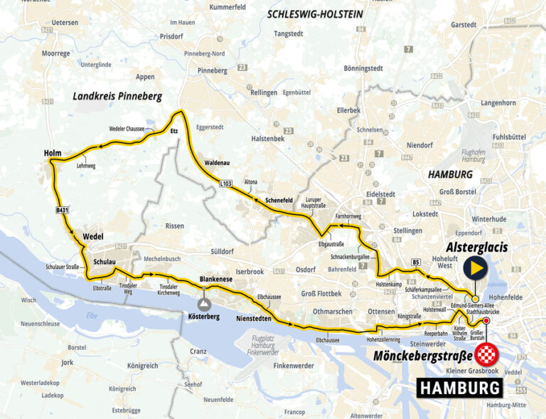 ADAC Hamburg Cyclassics : le parcours de la course