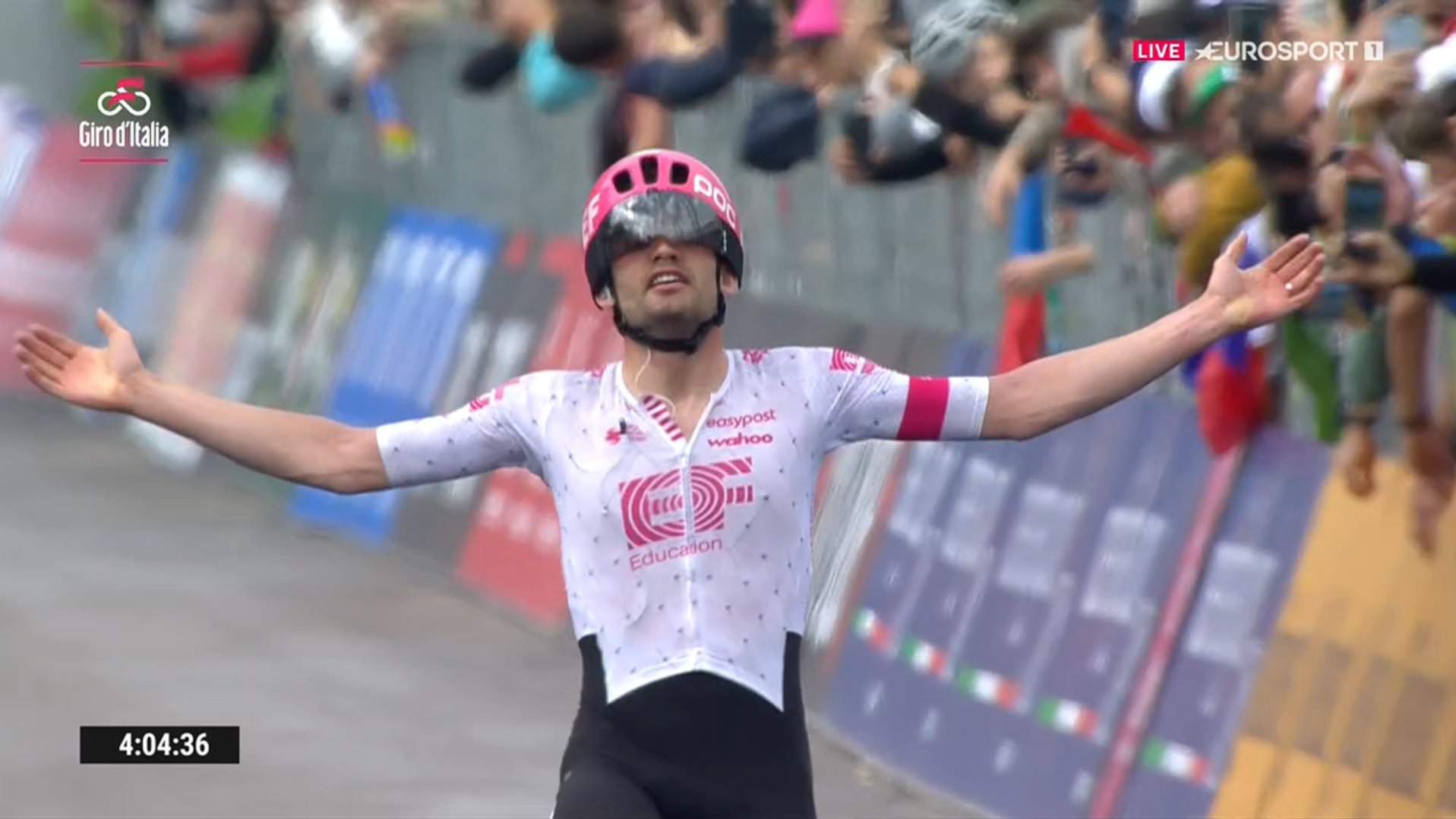 Kasper Asgreen remporte la 14ème étape du Tour d'Italie