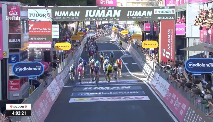 Casper Van Uden s'adjuge la 4ème étape du Tour d'Italie