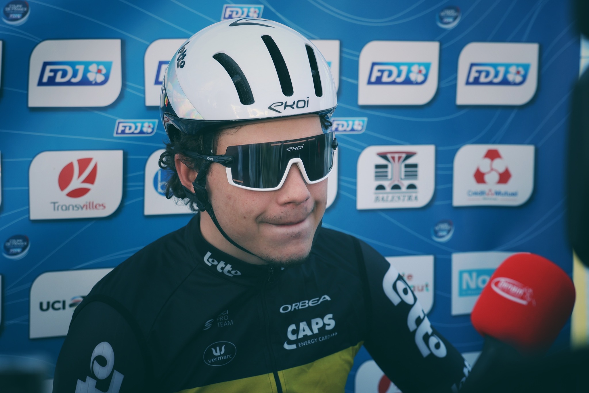 Arnaud De Lie, forfait pour les Boucles de la Mayenne