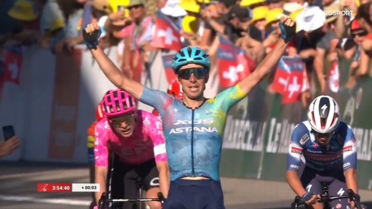 Lorenzo Fortunato a gagné la 2ème étape du Tour de Romandie