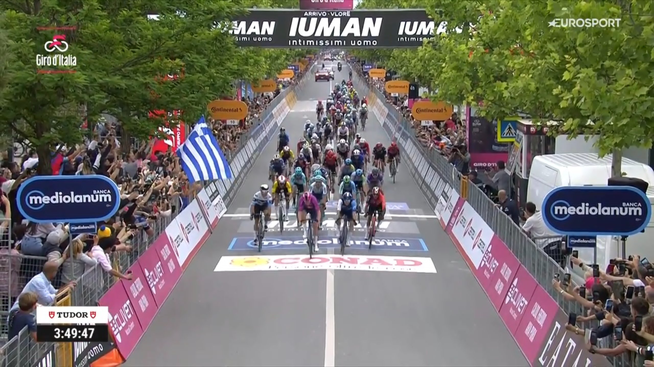 Mads Pedersen a remporté la 3ème étape du Tour d'Italie