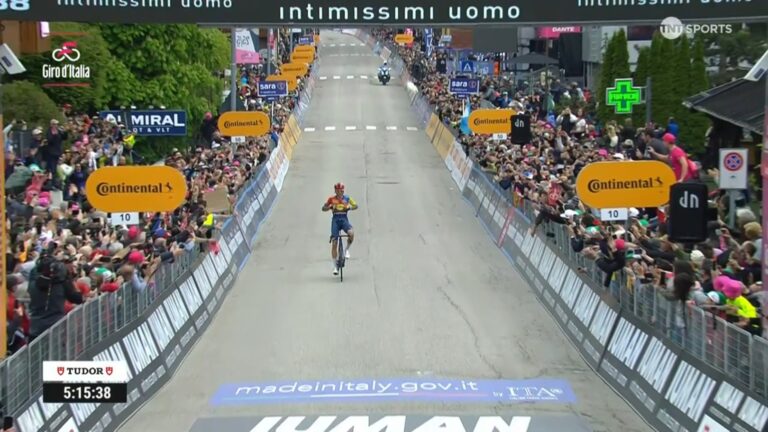 Carlos Verona remporte la 15ème étape du Tour d'Italie