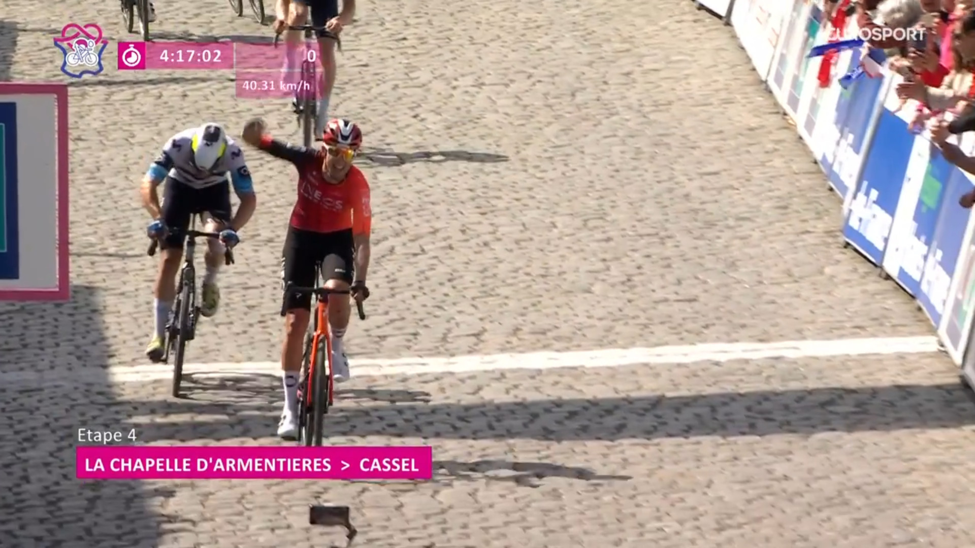 Sam Watson remporte la 4ème étape des 4 Jours de Dunkerque