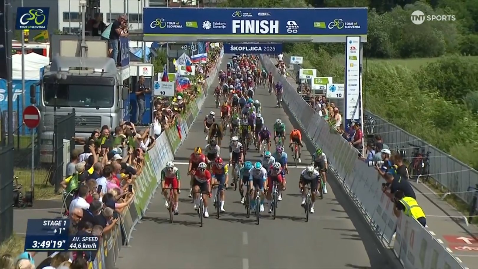 Dylan Groenewegen a remporté la 1ère étape du Tour of Slovenia.