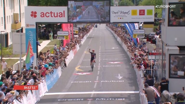 Aaron Gate, vainqueur final des Boucles de la Mayenne