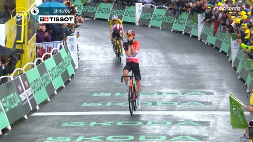 Thymen Arensman gagne la 19ème étape du Tour de France