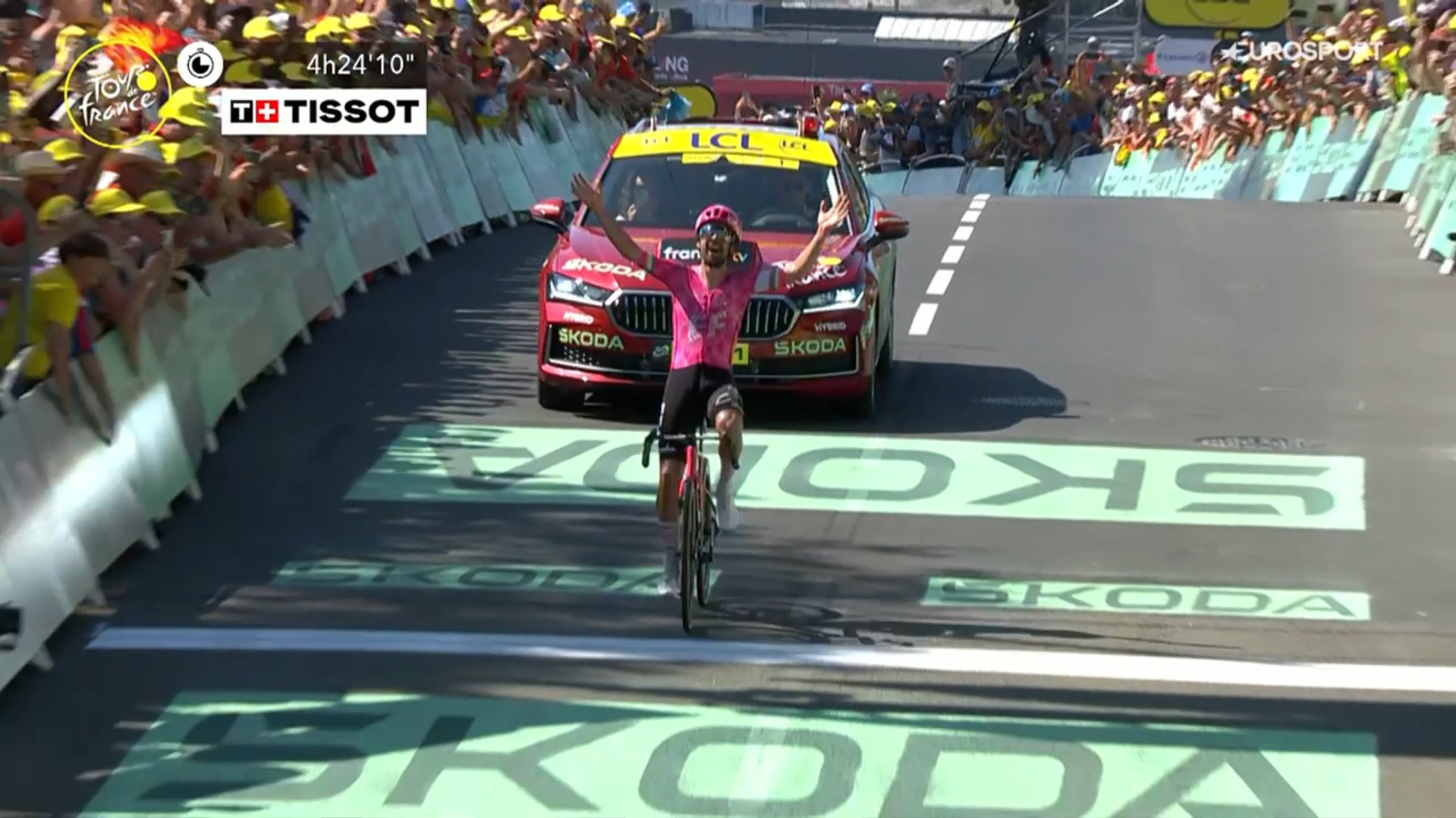 Ben Healy remporte la 6ème étape du Tour de France
