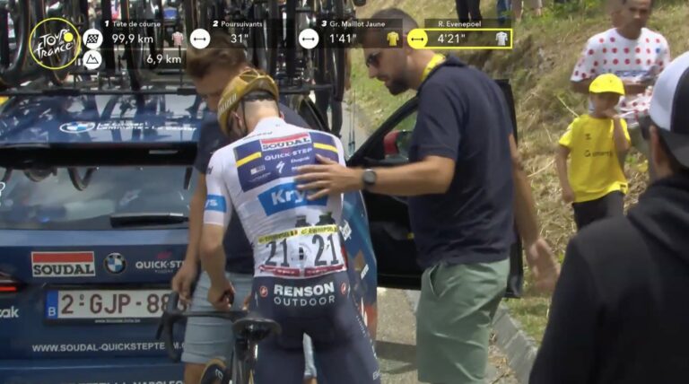 Remco Evenepoel abandonne le Tour de France