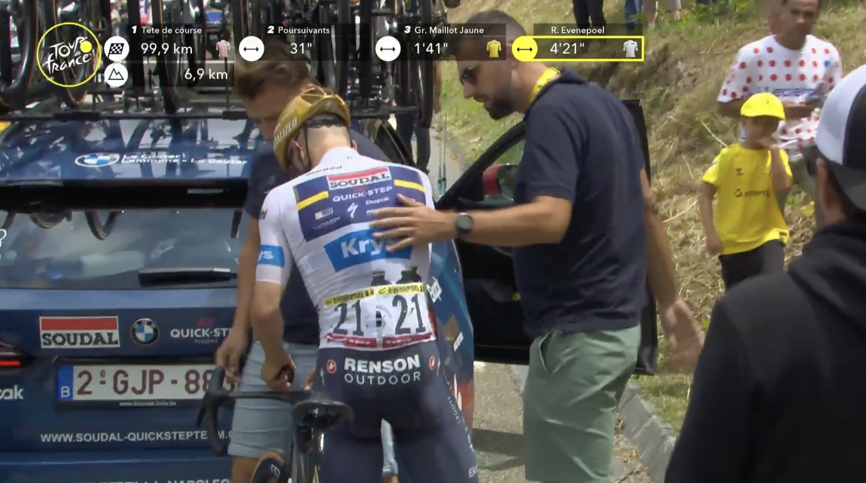 Remco Evenepoel abandonne le Tour de France