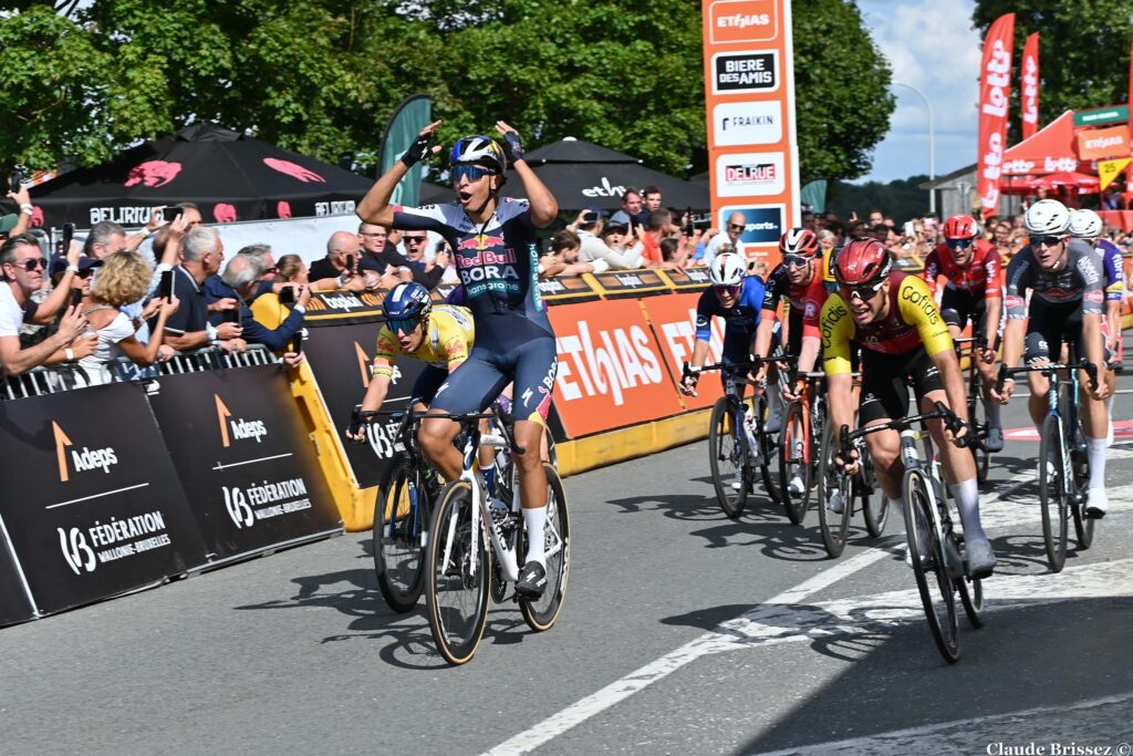 sprint de la 3ème étape du Tour de Wallonie
