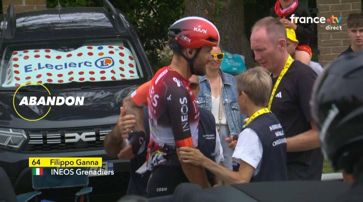 Filippo Ganna abandonne le Tour de France