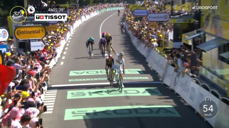 Tadej Pogacar remporte la 7ème étape du Tour de France