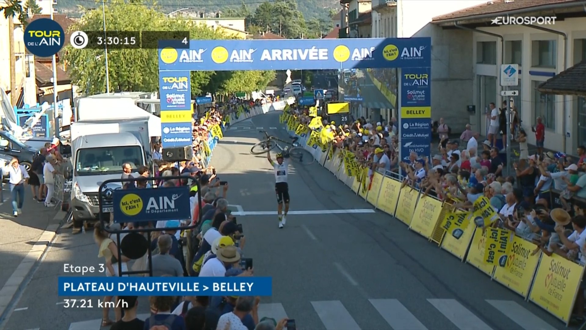 Cian Uijtdebroeks remporte le Tour de l'Ain