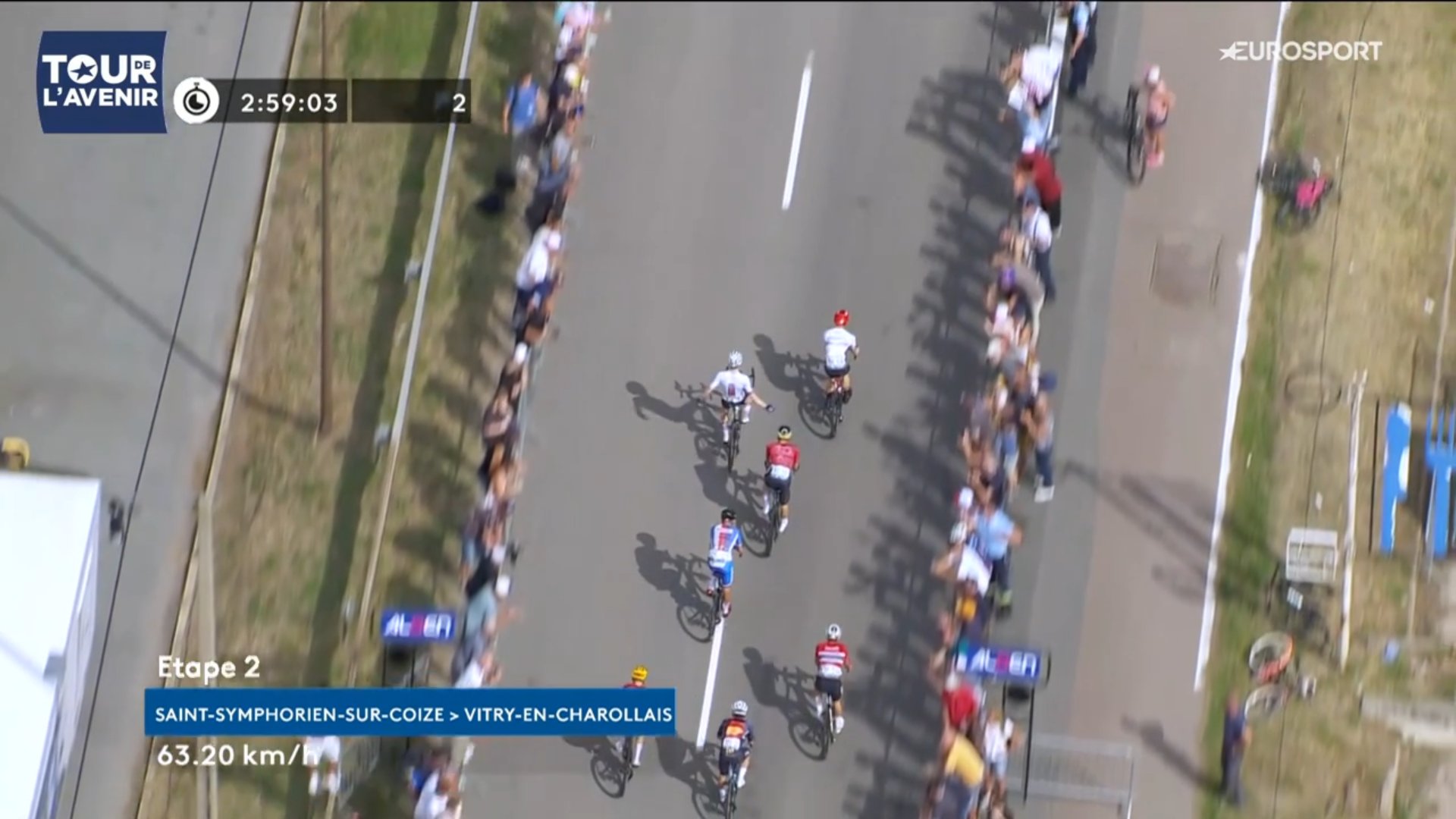 Elliot Rowe remporte la 2ème étape du Tour de l'Avenir