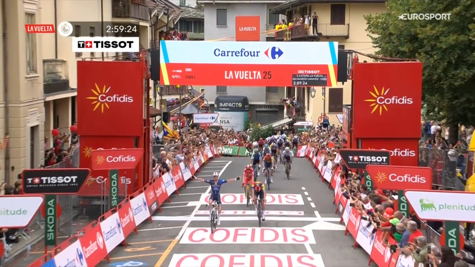 David Gaudu remporte la 3ème étape du Tour d'Espagne
