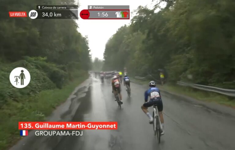 Guillaume Martin quitte les routes de la Vuelta