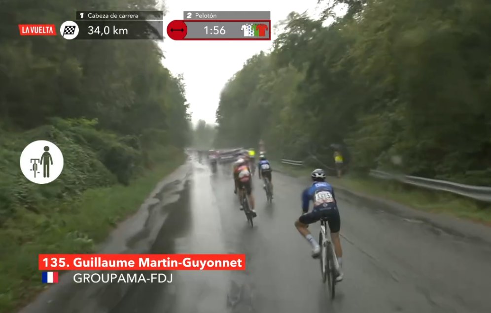 Guillaume Martin quitte les routes de la Vuelta