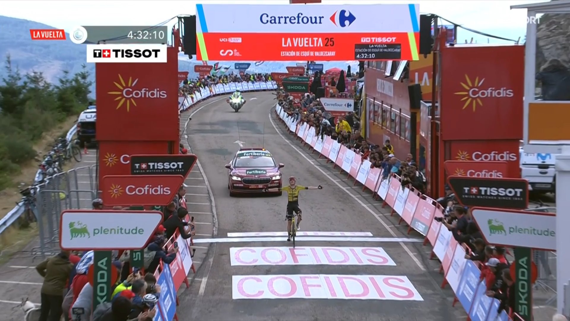Jonas Vingegaard vainqueur de la 9ème étape du Tour d'Espagne