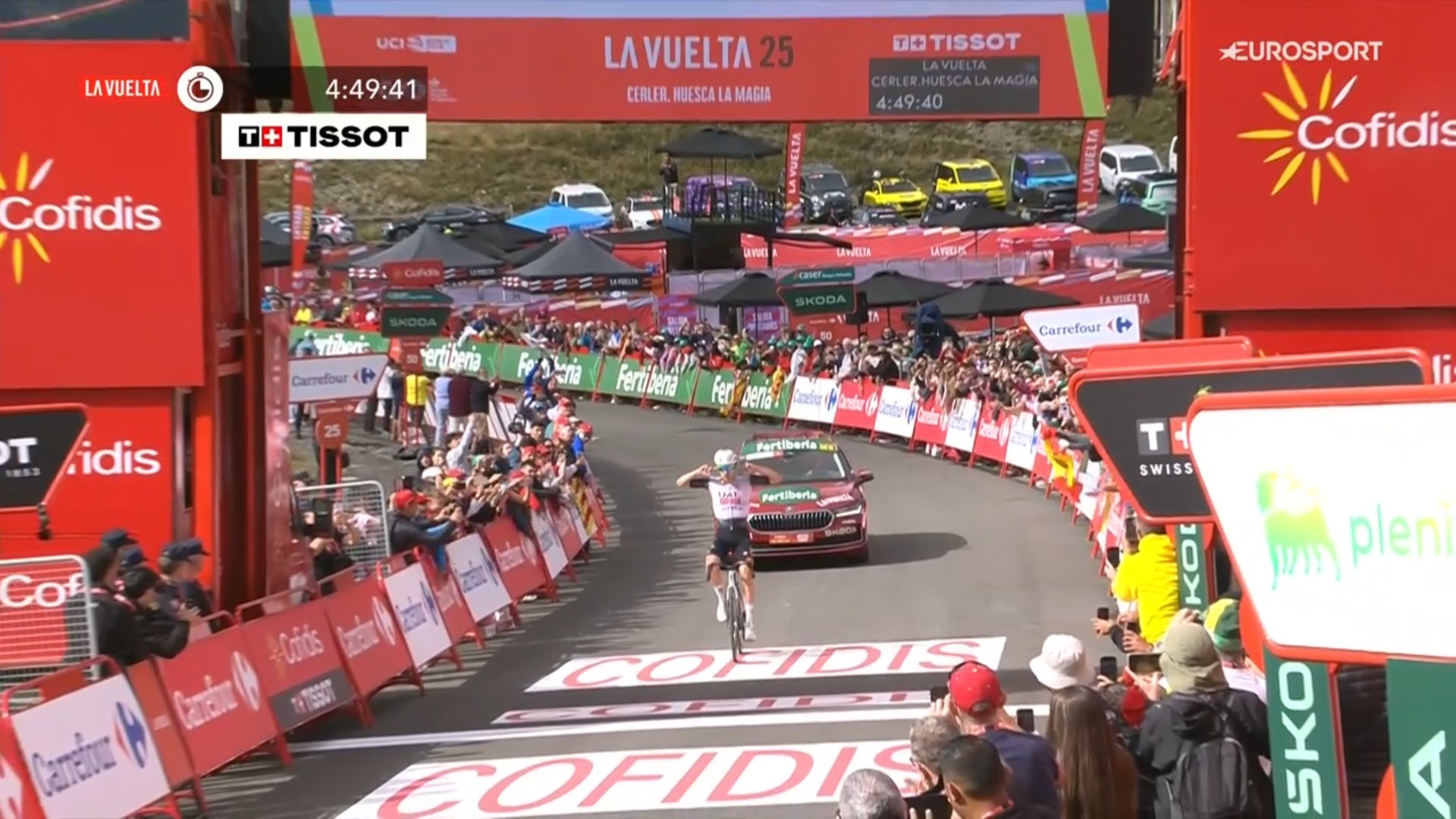 Juan Ayuso s'offre la 7ème étape du Tour d'Espagne