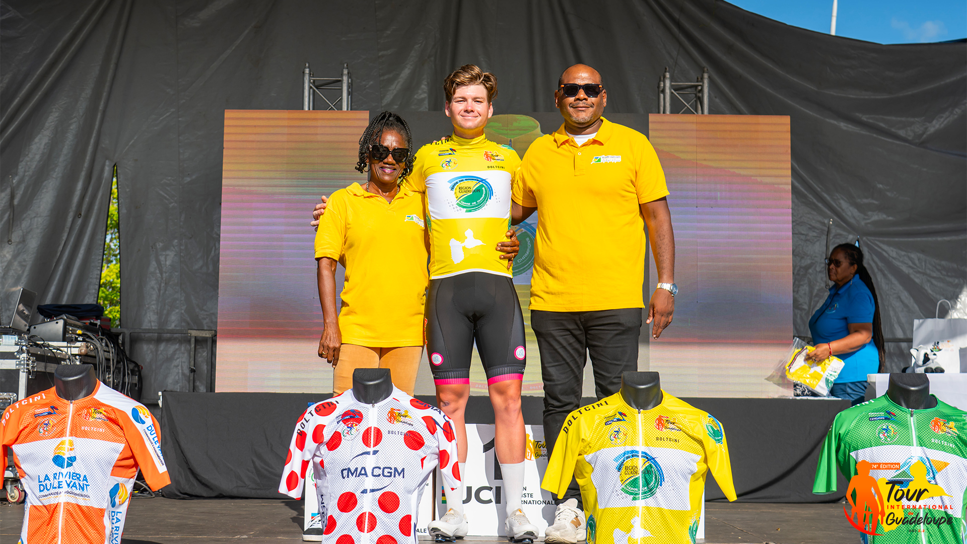 Kaden Hopkins gagne le prologue du Tour de la Guadeloupe