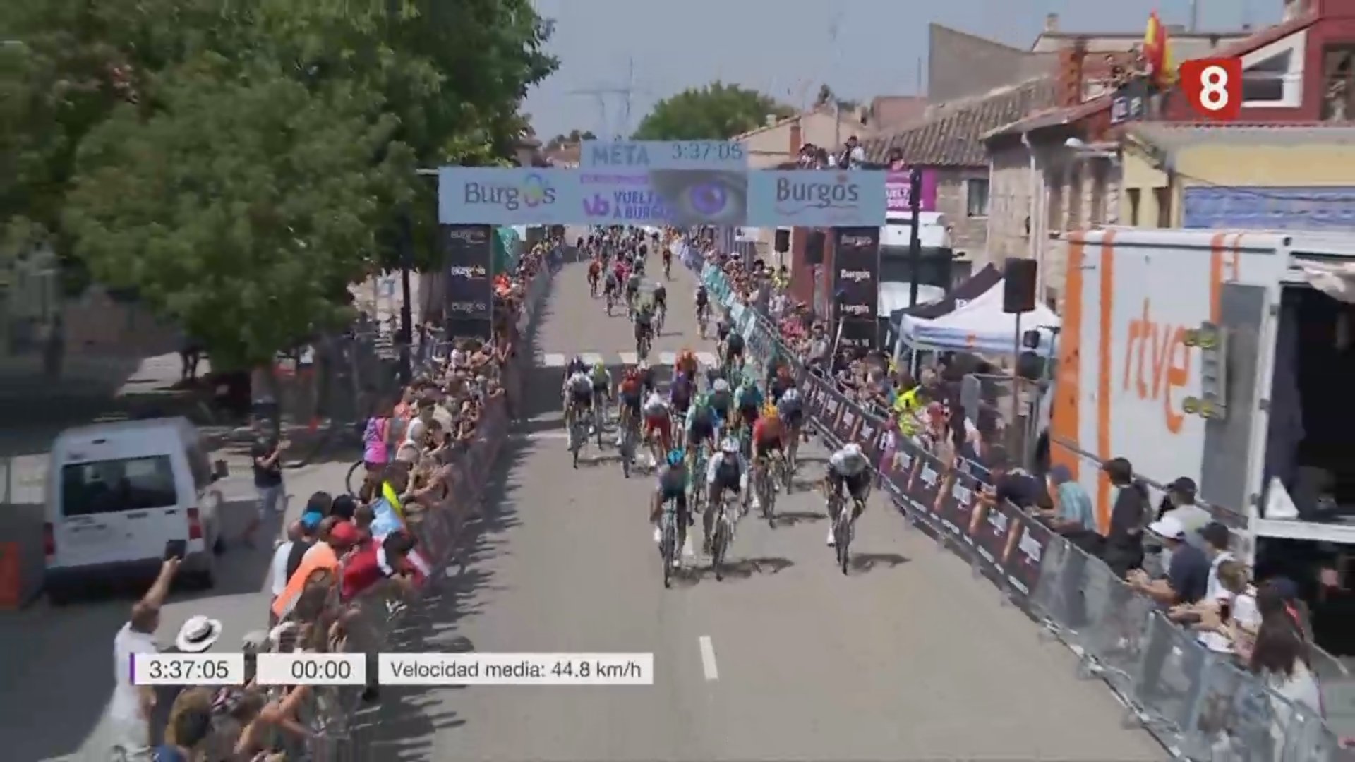 Matteo Moschetti gagne la 2ème étape de la Vuelta Burgos