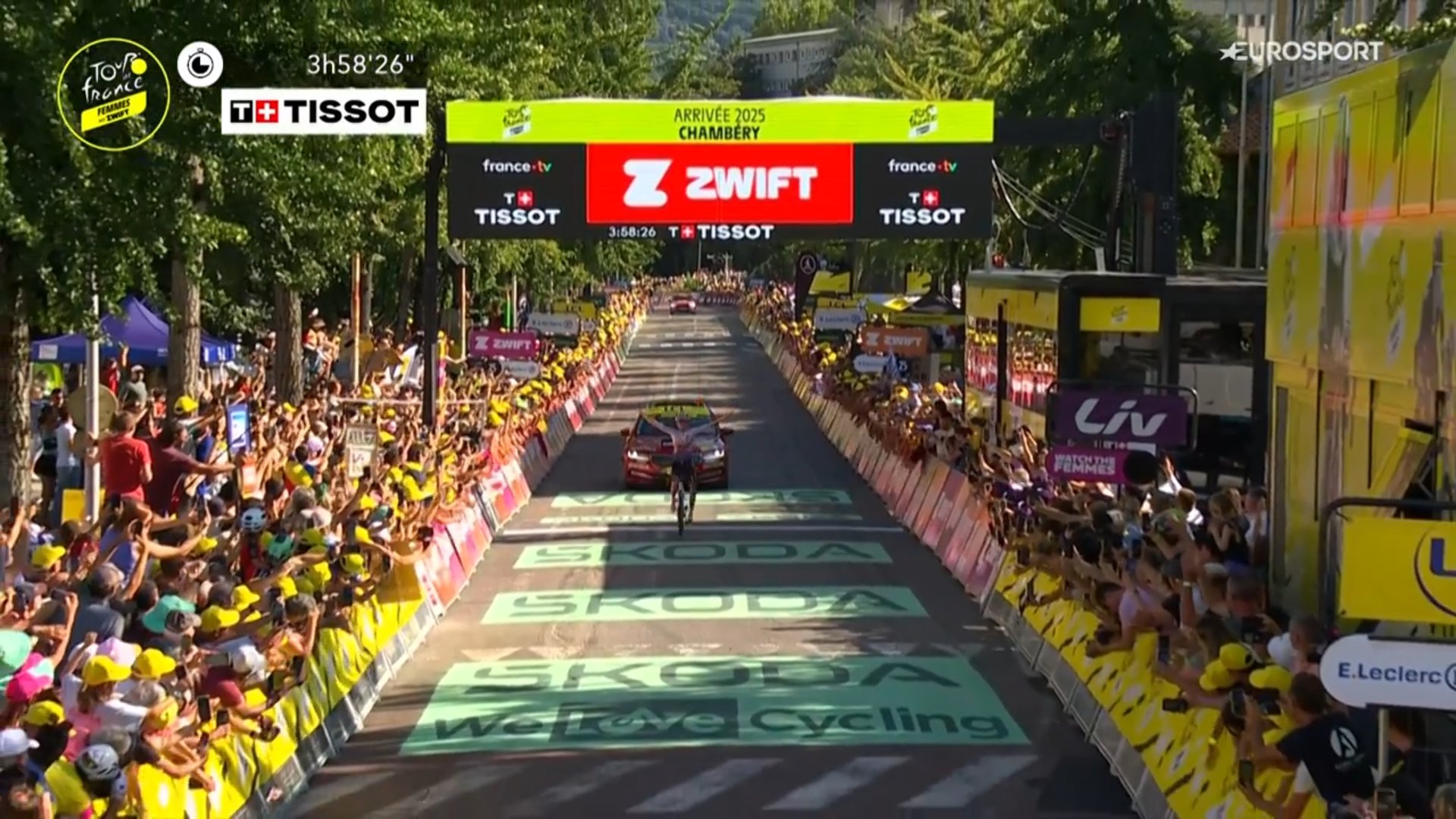 Maeva Squiban s'offre un doublé sur le Tour de France à Chambéry